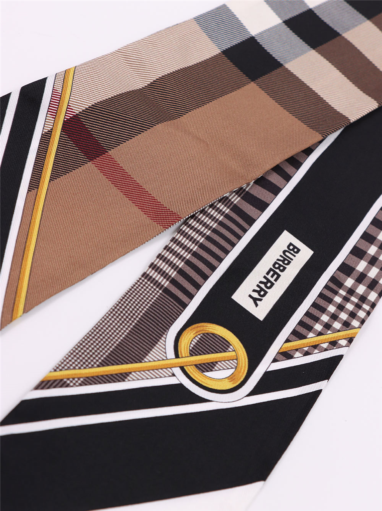 Écharpes, foulards et gants Foulard à carreaux Burberry Beige Femme