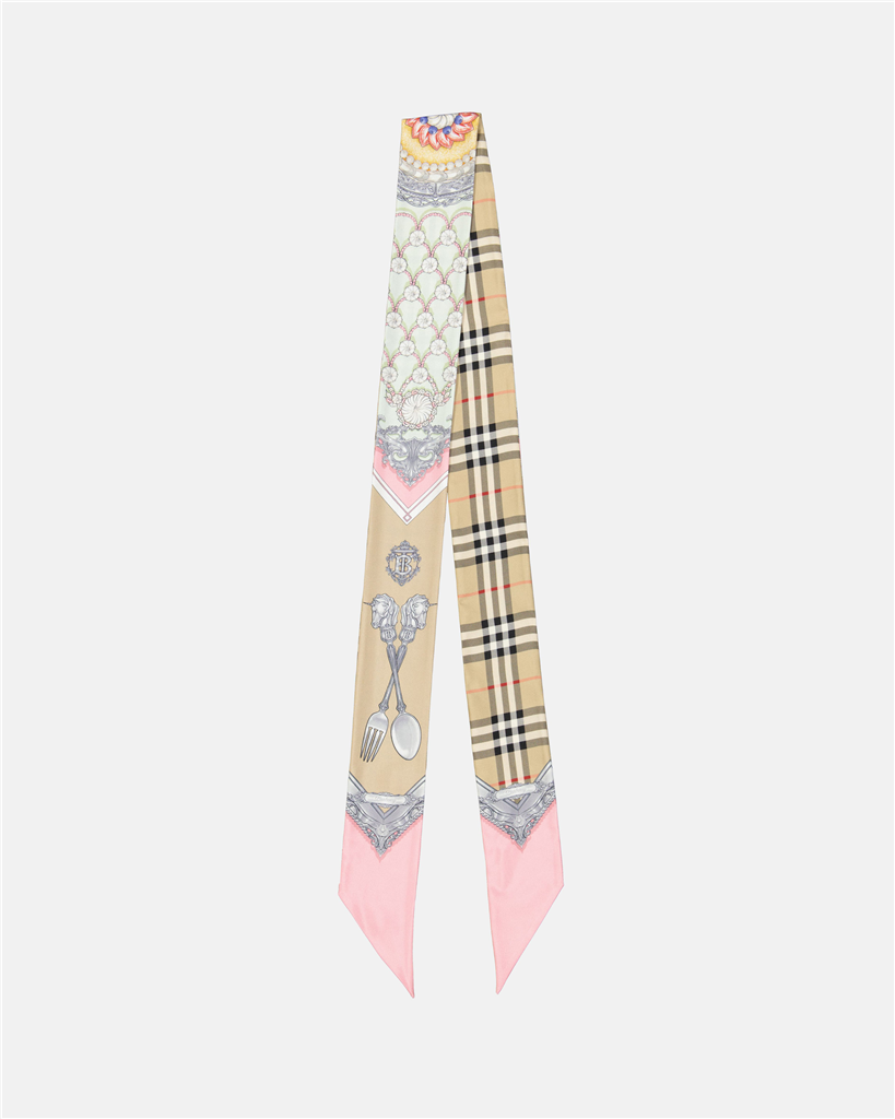 Bufandas y guantes Twilly imprimé Beige Burberry Beige Femme