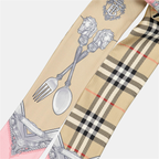 Bufandas y guantes Twilly imprimé Beige Burberry Beige Femme