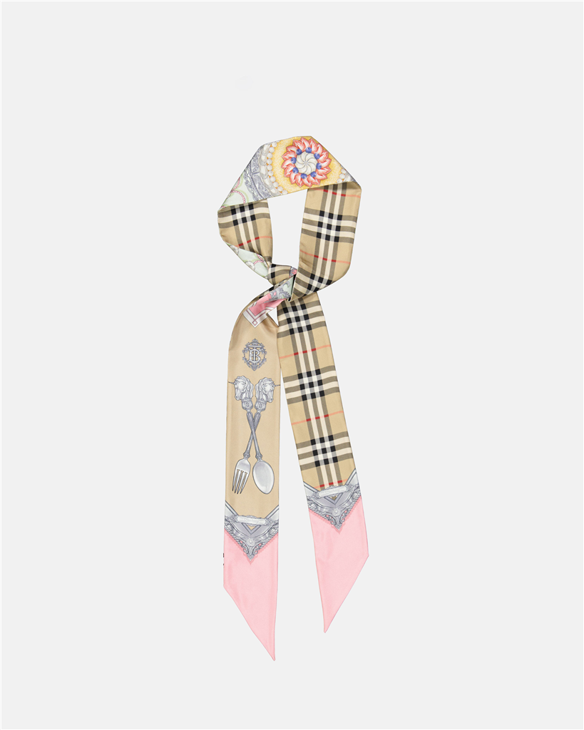 Bufandas y guantes Twilly imprimé Beige Burberry Beige Femme