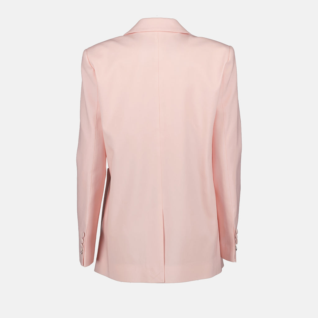 Jacken Maßgeschneiderte Jacke mit verdrehten Ausschnitten Coperni Rosa Frauen