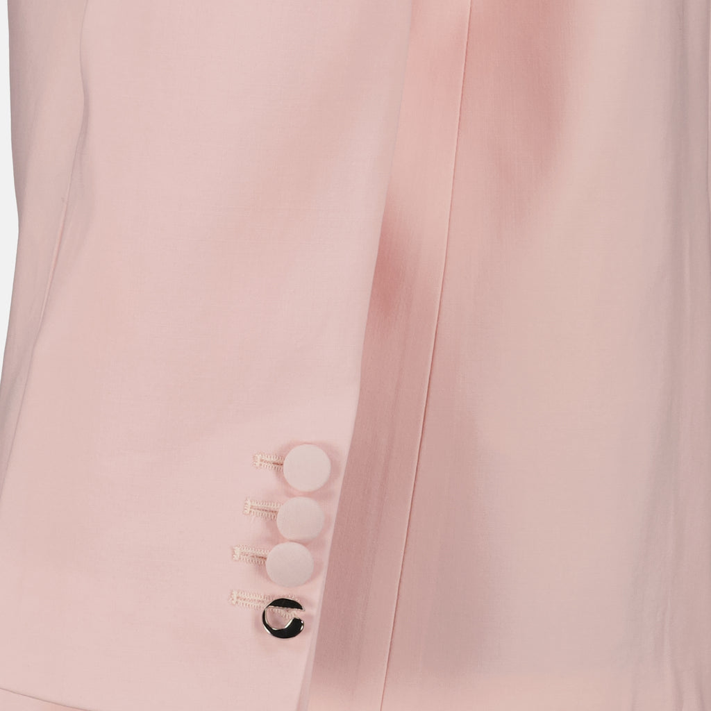Jacken Maßgeschneiderte Jacke mit verdrehten Ausschnitten Coperni Rosa Frauen