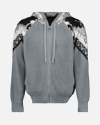 Sweatshirts Veste Barocco Versace Gris Homme