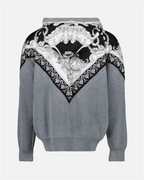 Sweatshirts Veste Barocco Versace Gris Homme