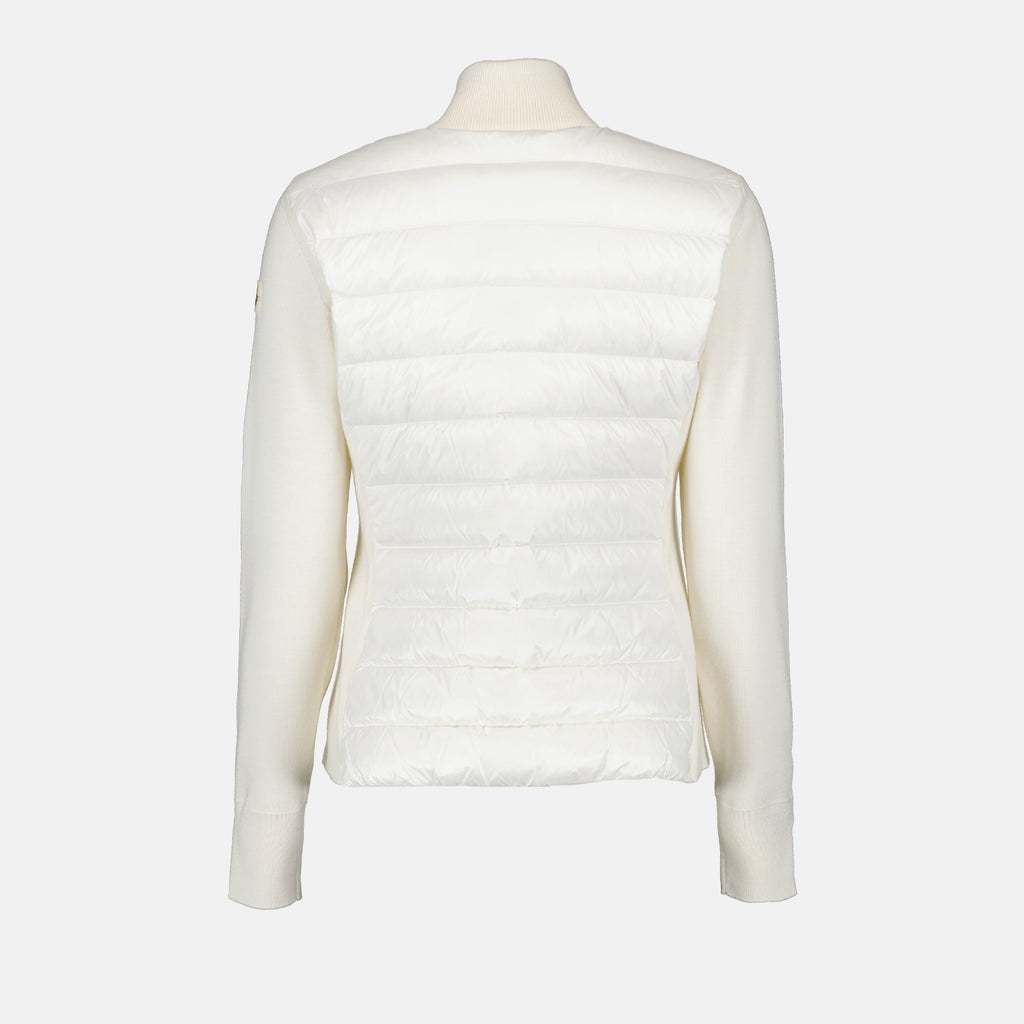 Veste bi matière matelassée