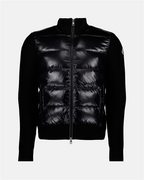 Jaquetas Veste bi-matière Moncler Preto Homme