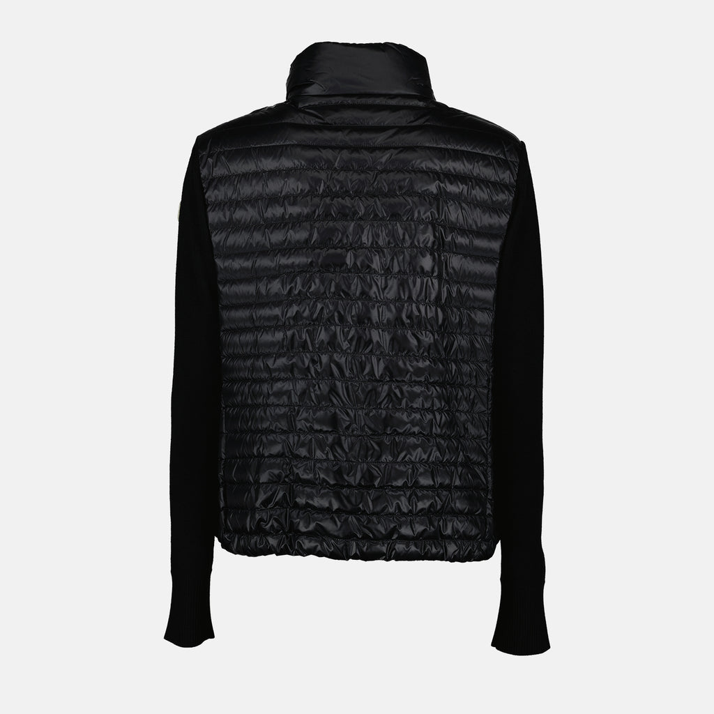 ジャケット バイマテリアルジャケット Moncler 黒 Femme