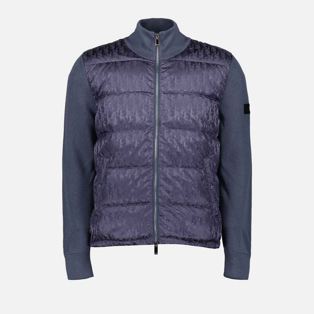 Jackets Bi-material jacket Oblique Dior Gray Homme