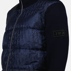 ジャケット バイマテリアルジャケット オブリーク Dior 青 Homme