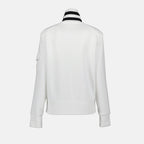 Vestes Veste bi-matière Moncler Blanc Femme