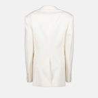 ジャケット ブレザージャケット Alexander McQueen 白 Homme