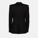 Jaquetas Blazer Versace Preto Femme