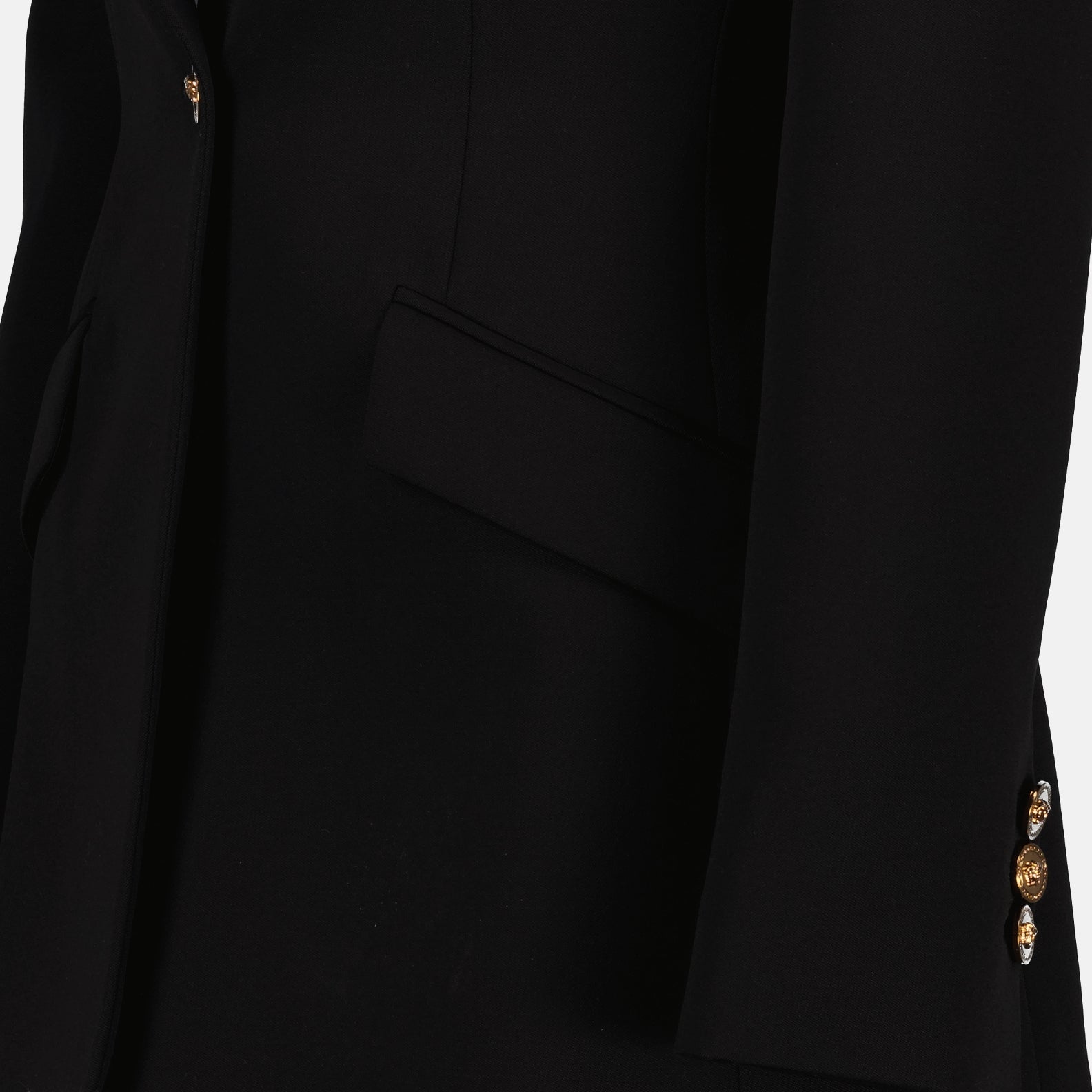 Jaquetas Blazer Versace Preto Femme
