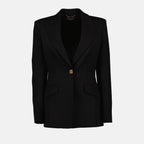 Jaquetas Blazer Versace Preto Femme