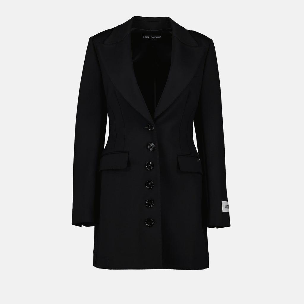 Jackets Blazer jacket Dolce & Gabbana Black Femme