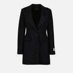 Jackets Blazer jacket Dolce & Gabbana Black Femme