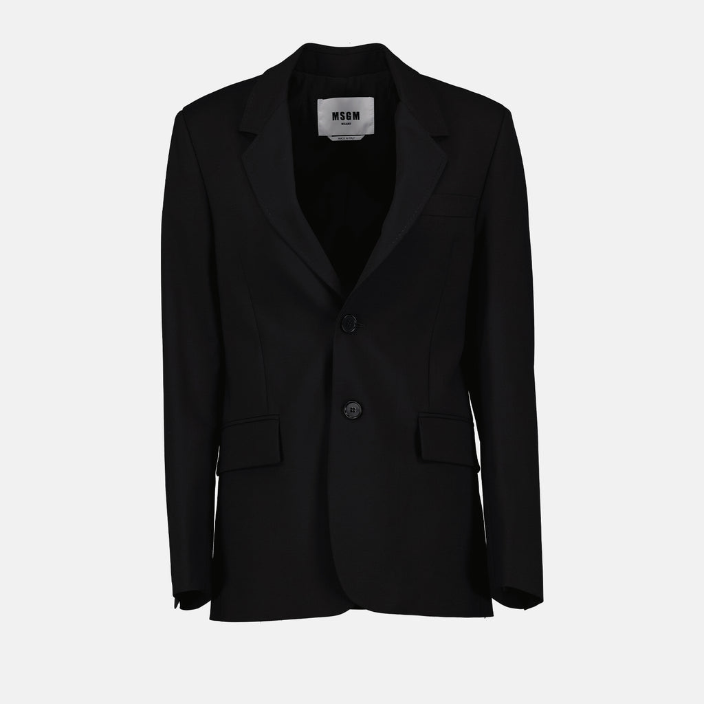Jaquetas Veste blazer MSGM Preto Femme