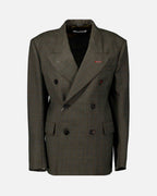 Jaquetas Veste blazer Signature Maison Margiela Marrom Femme
