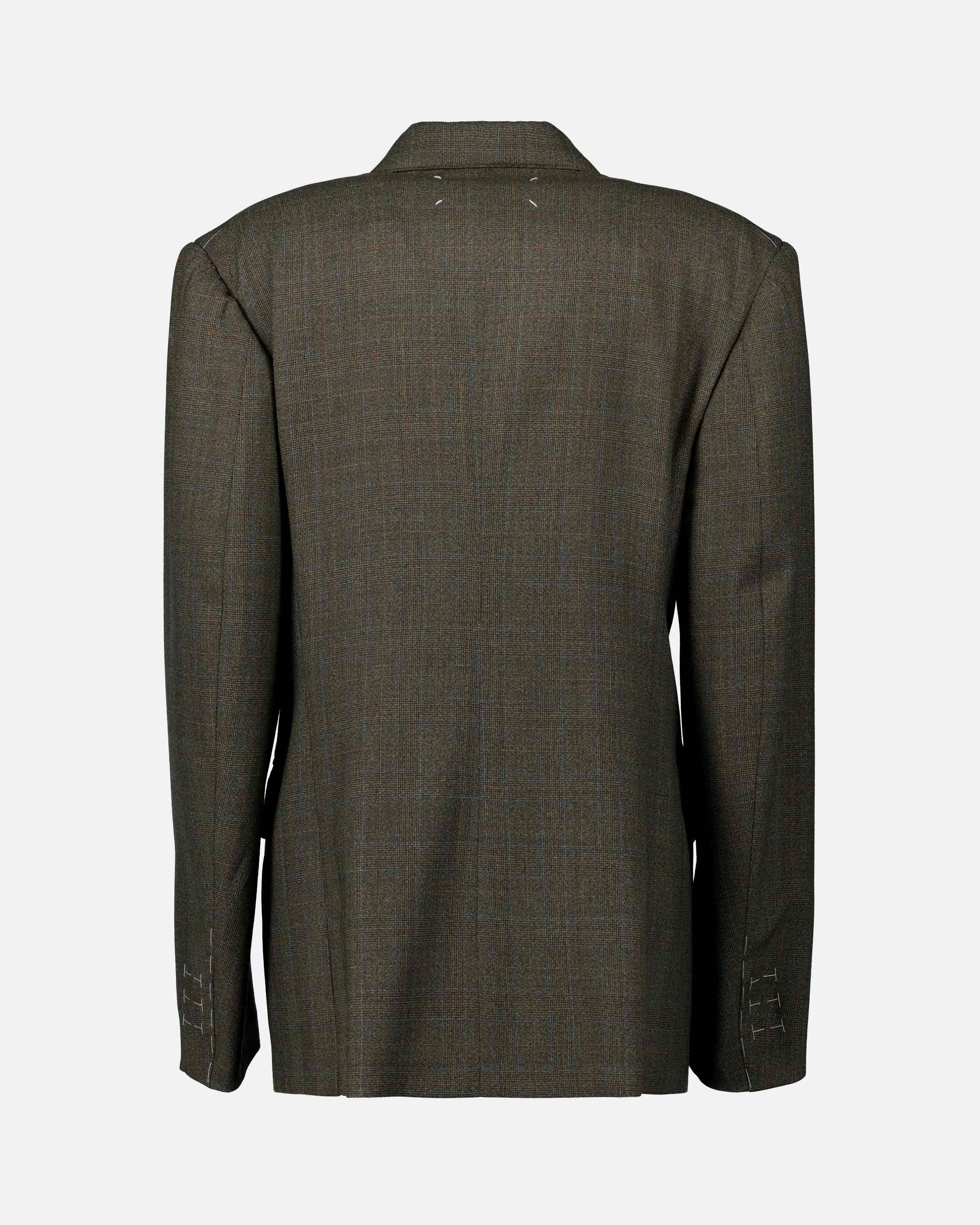 Jaquetas Veste blazer Signature Maison Margiela Marrom Femme