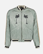 Jackets Bomber Life is Palm Palm Angels Gray Homme