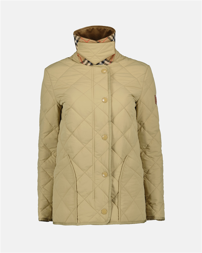Jaquetas Casaco matelassado Burberry Bege Mulheres