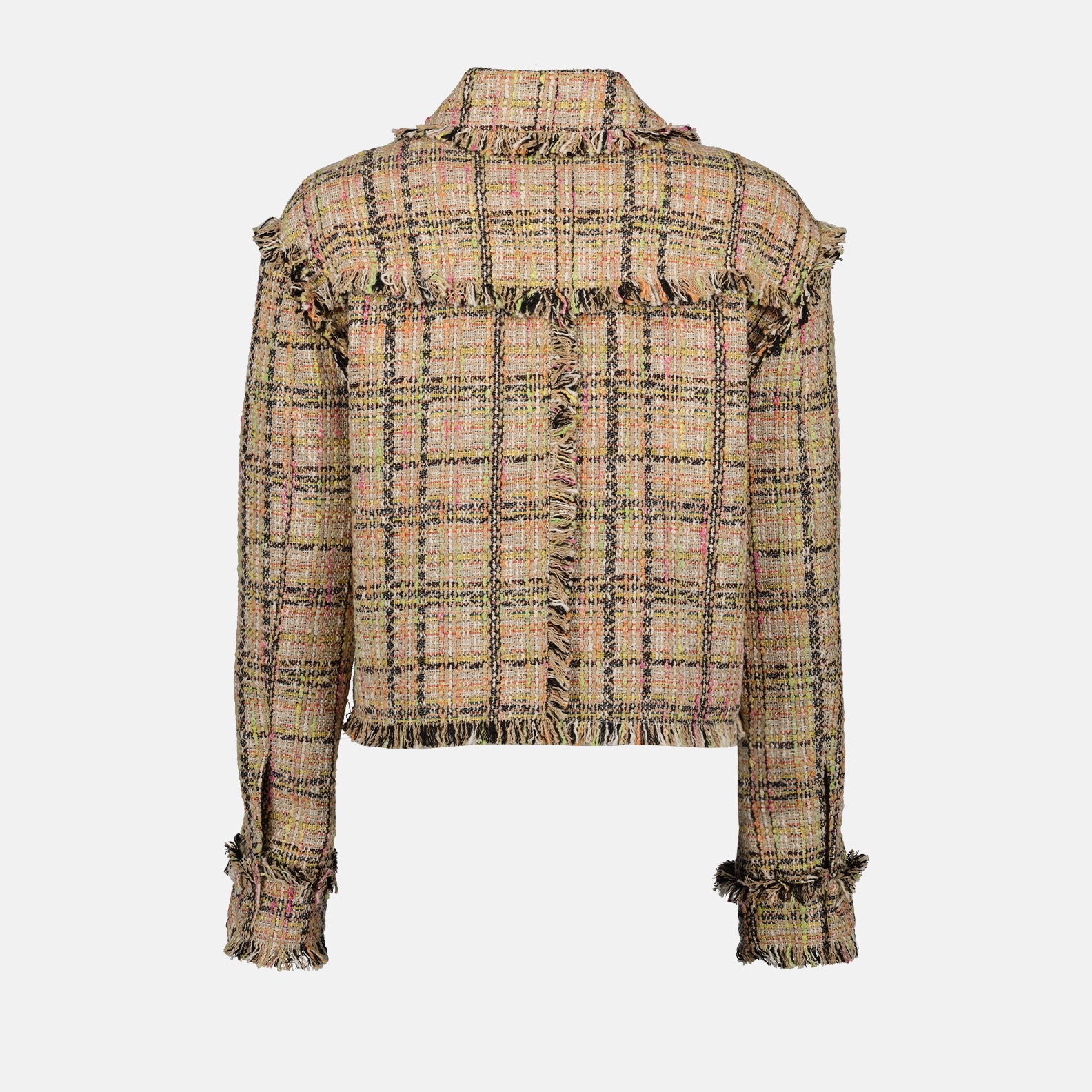Jacken Veste courte en tweed MSGM Beige Femme