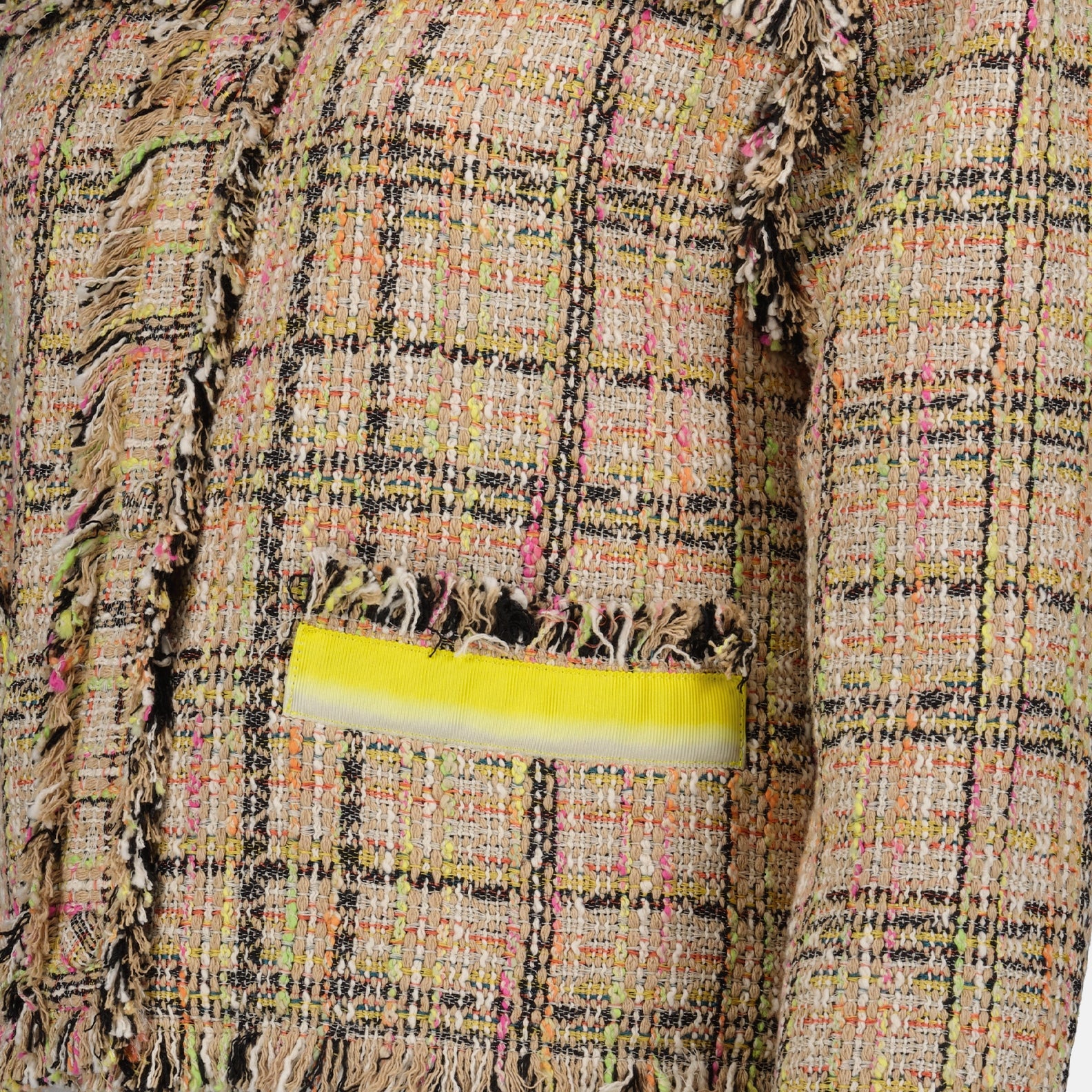 Jacken Veste courte en tweed MSGM Beige Femme