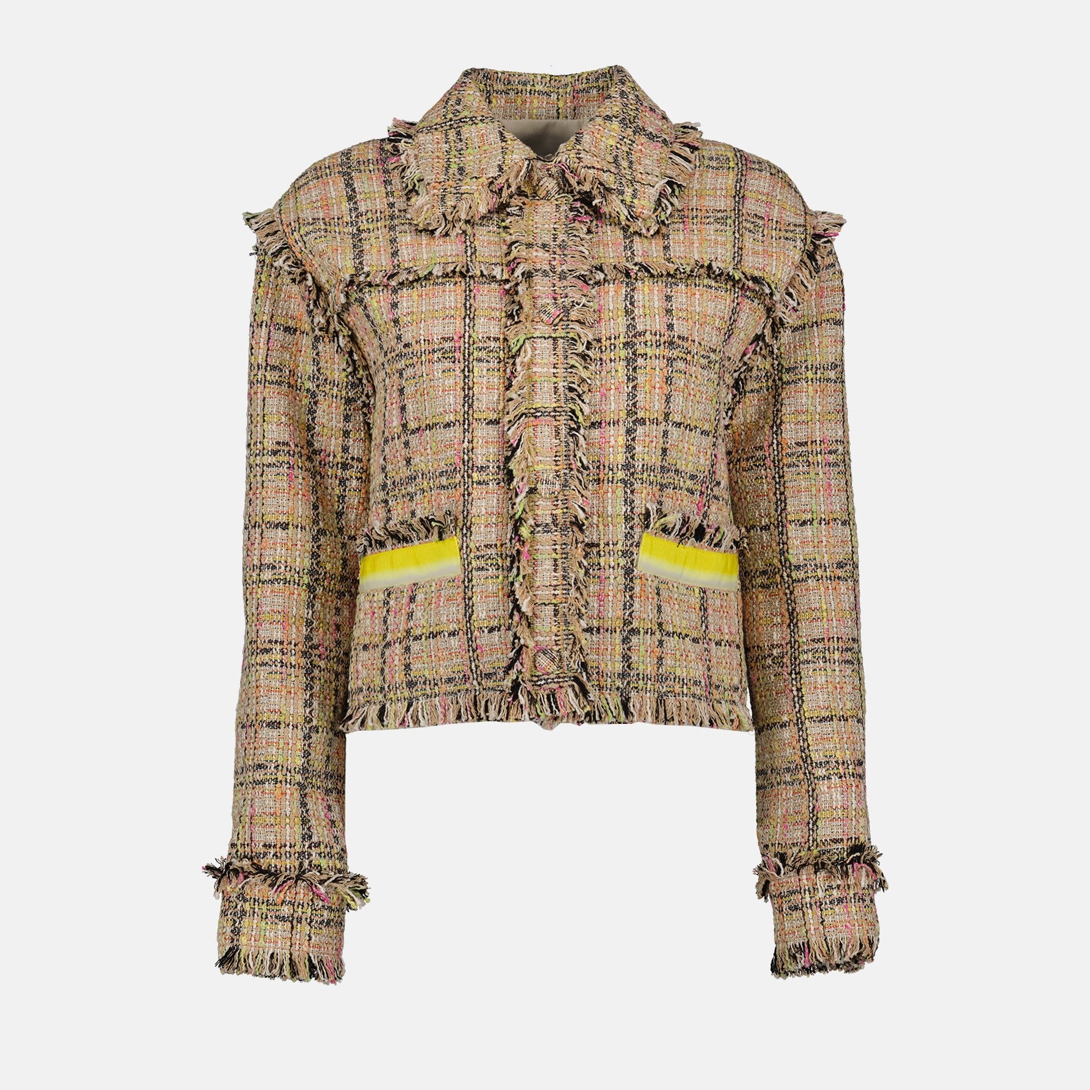 Veste courte en tweed