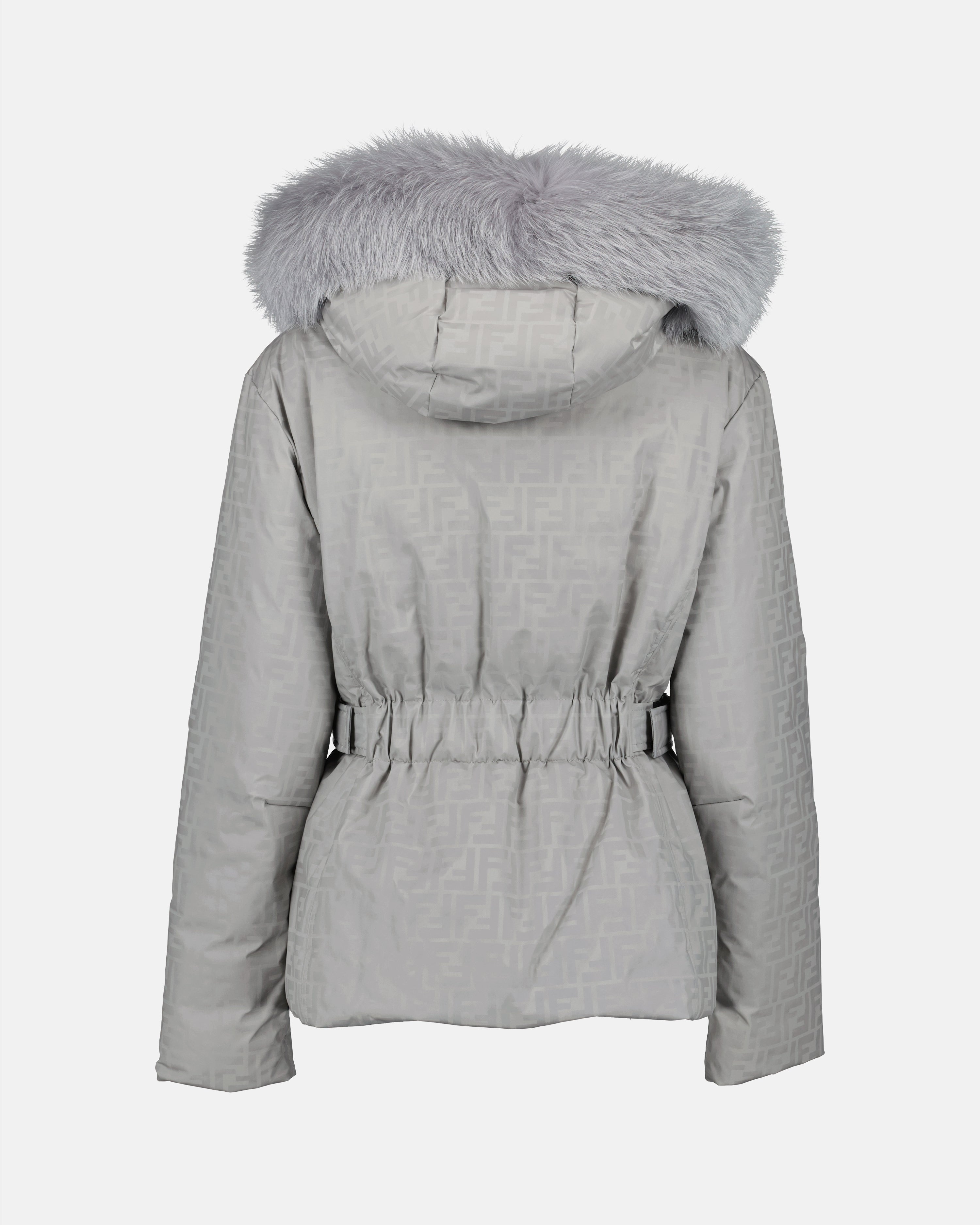 Mäntel Veste de ski FF Fendi Grau Femme