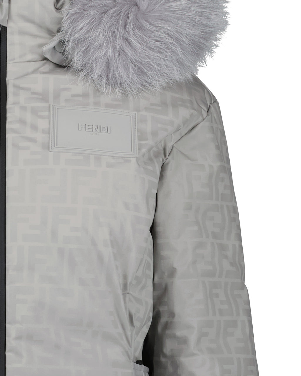 Mäntel Veste de ski FF Fendi Grau Femme