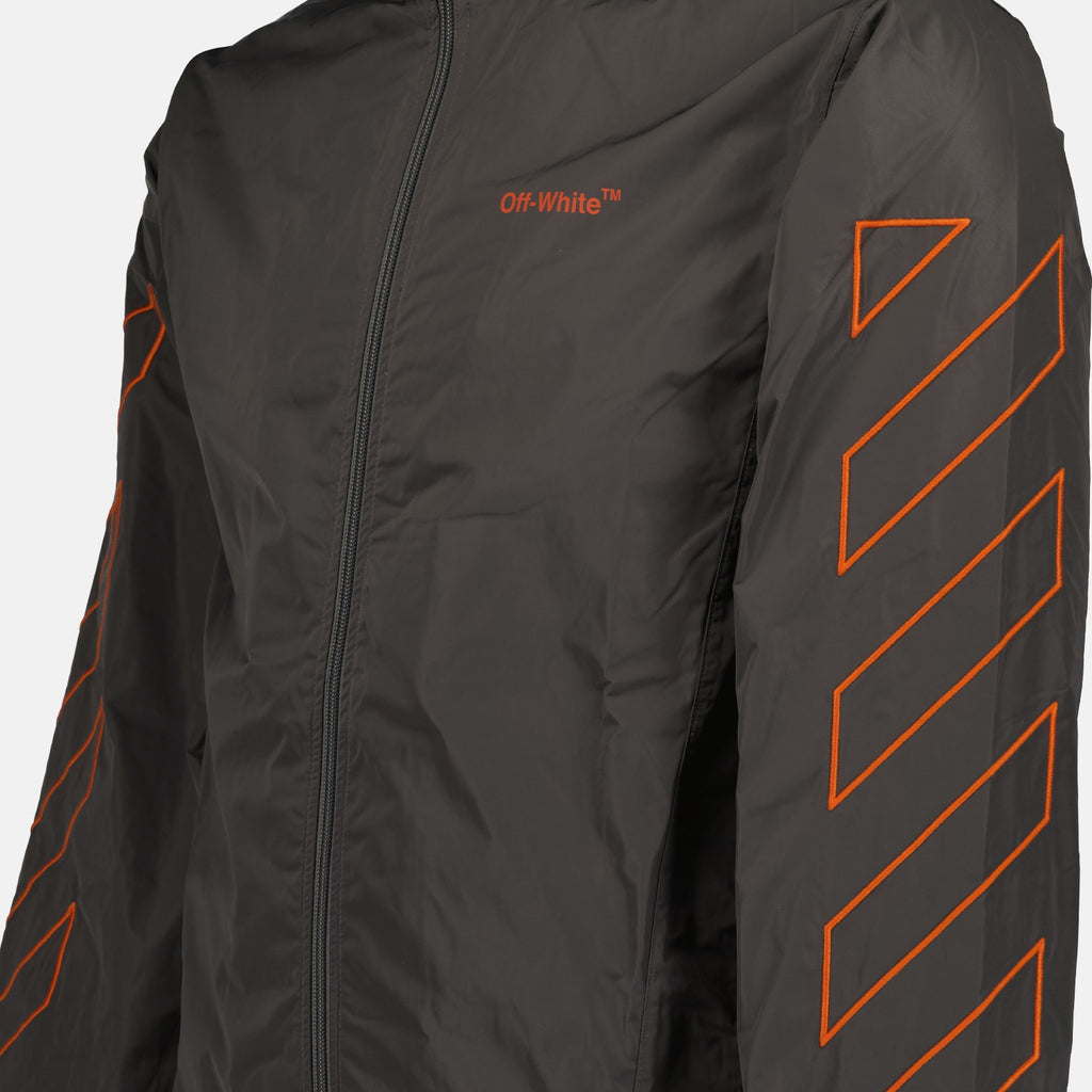 Jackets Diag Jacket Off-White Brown Homme