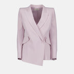 ジャケット ディップヘムジャケット Alexander McQueen ピンク Femme