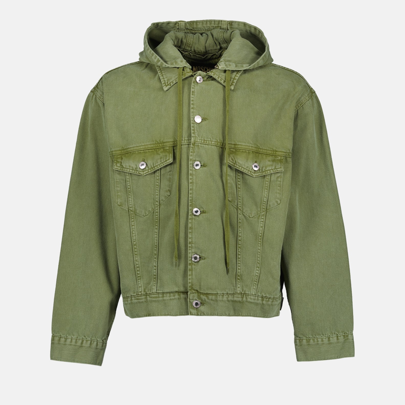 Veste en denim à capuche