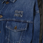 Vestes Veste en denim Miu Miu Bleu foncé Femme