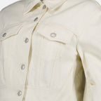 Jacken Veste en denim Alexander McQueen Beige Femme