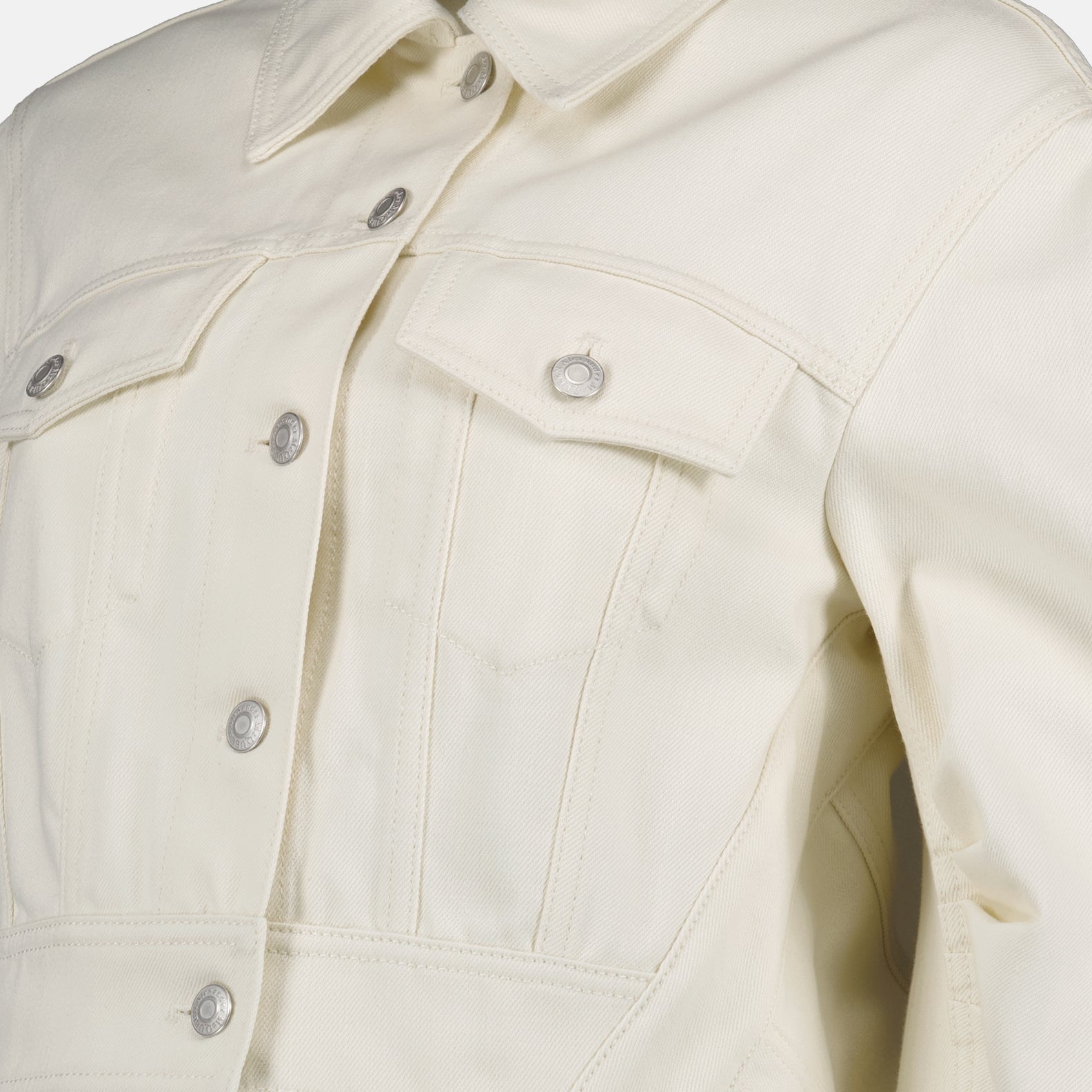 Jacken Veste en denim Alexander McQueen Beige Femme