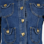Jacken Veste en denim Moschino Blau Femme