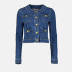 Jacken Veste en denim Moschino Blau Femme