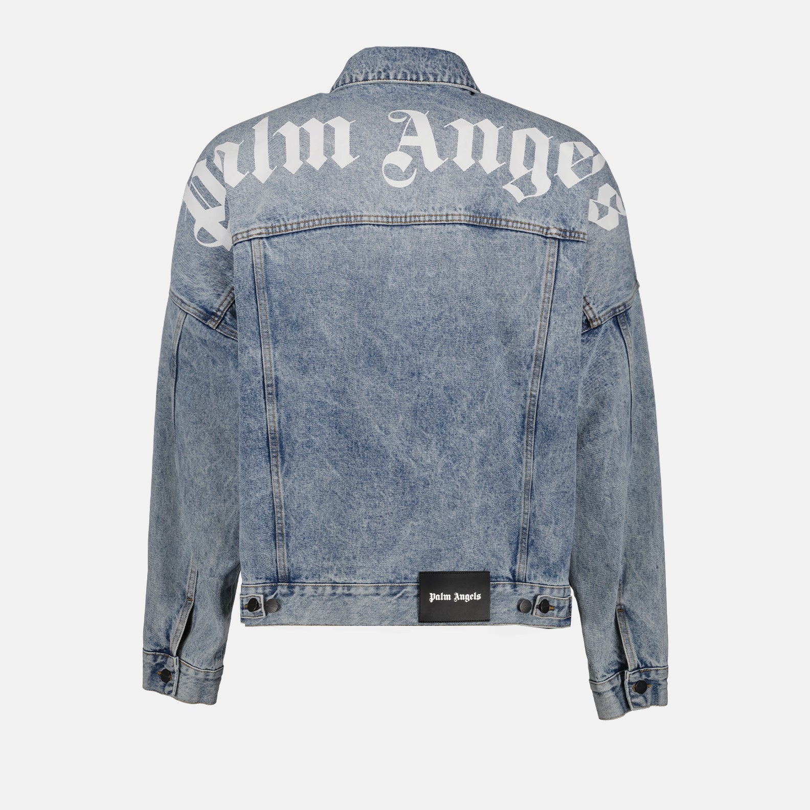 Chaquetas Veste en denim Palm Angels Azul Homme