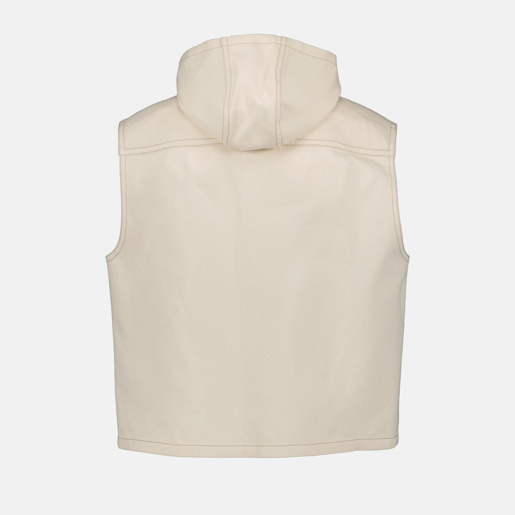 재킷 Veste en denim Prada 베이지 Homme