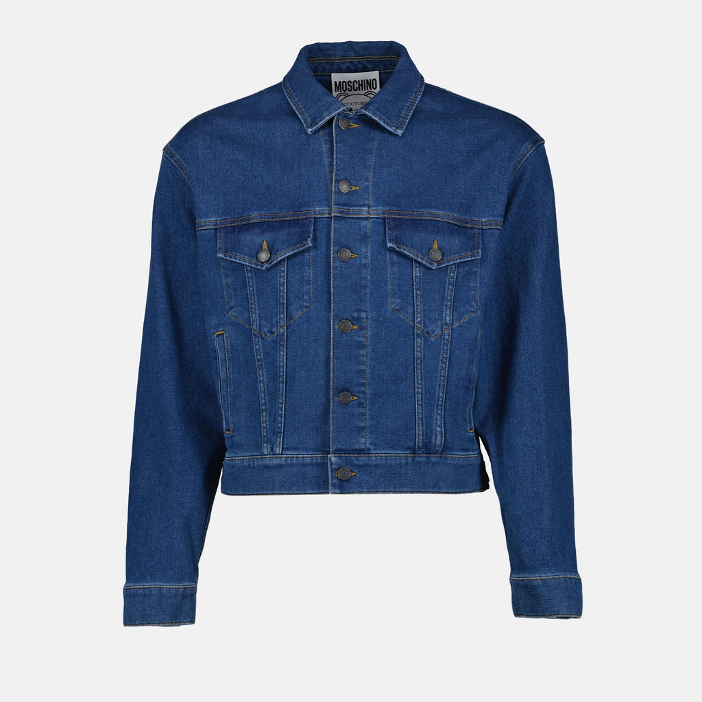 Jacken Veste en denim Moschino Blau Homme
