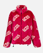 Manteaux Veste en fausse fourrure GCDS Rose Homme