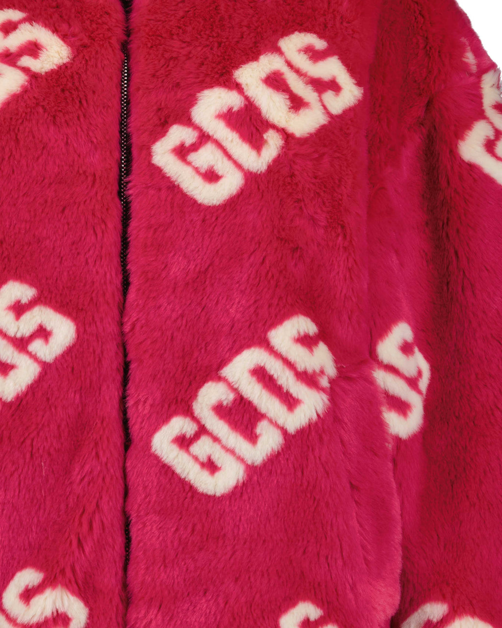 Manteaux Veste en fausse fourrure GCDS Rose Homme