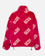 Manteaux Veste en fausse fourrure GCDS Rose Homme