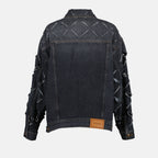 Giacche Veste en jean Versace Grigio Femme