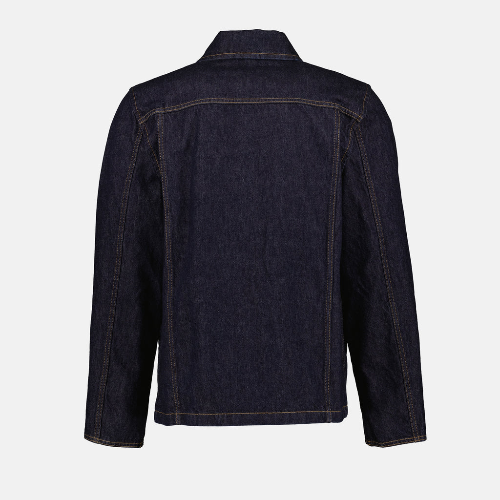 Chemises Veste en jean Wave Off Off-White Bleu foncé Homme