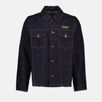 Chemises Veste en jean Wave Off Off-White Bleu foncé Homme