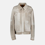 Giacche Veste en jeans Fendi Beige Homme