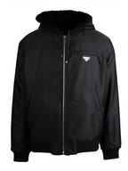 코트 Veste en nylon Prada 검은색 Homme