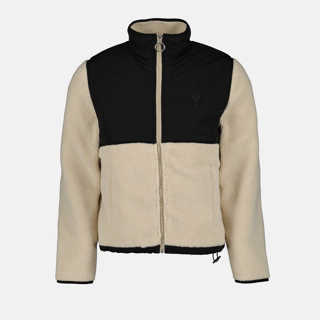 Jaquetas Veste en polaire Ami PARIS Bege Homme